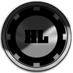 half light black icon pack android application logo